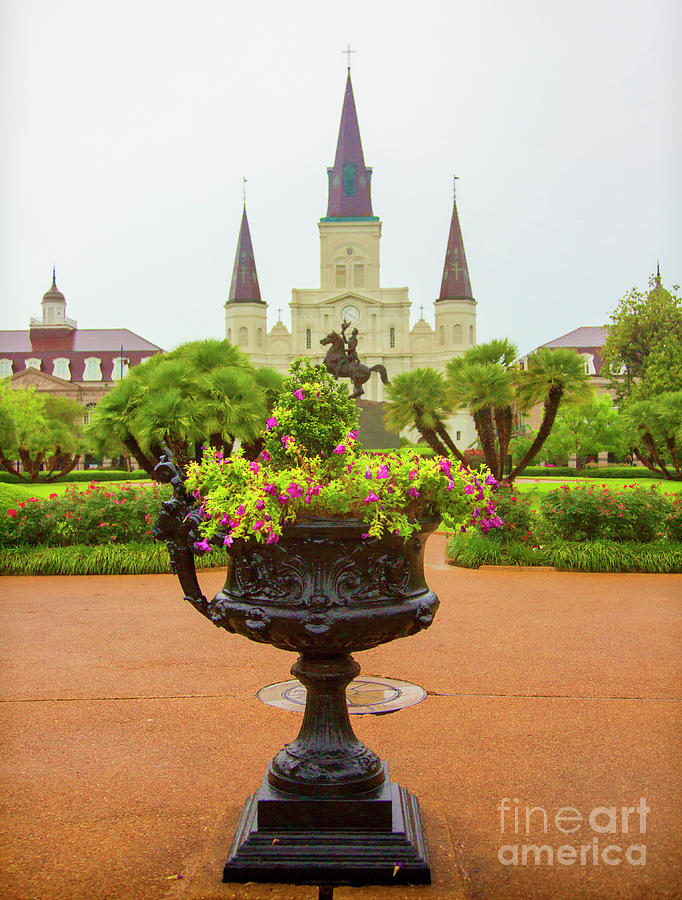 St. Louis Cathedral Basilica New Orleans  Photograph by Chuck Kuhn