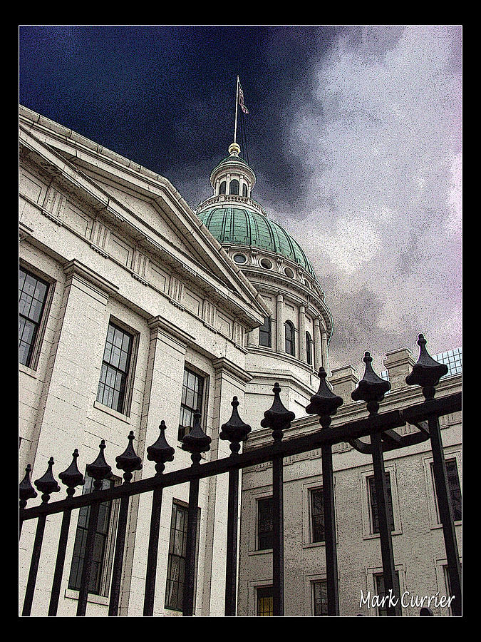 Architecture Photograph - St Louis Courthouse by Mark Currier