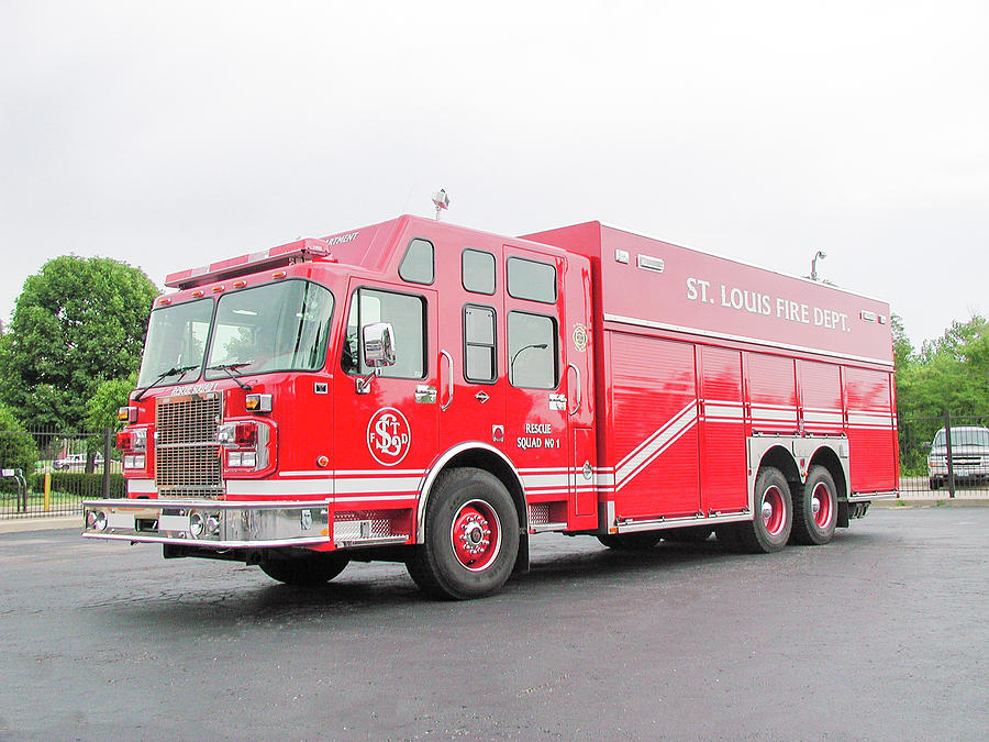 St Louis Fire Department, Rescue Squad No 1 Photograph by Timothy