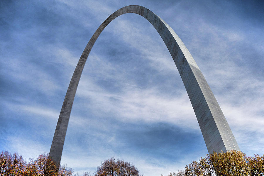 St Louis Gateway Arch Study 1 Photograph by Robert Meyers-Lussier