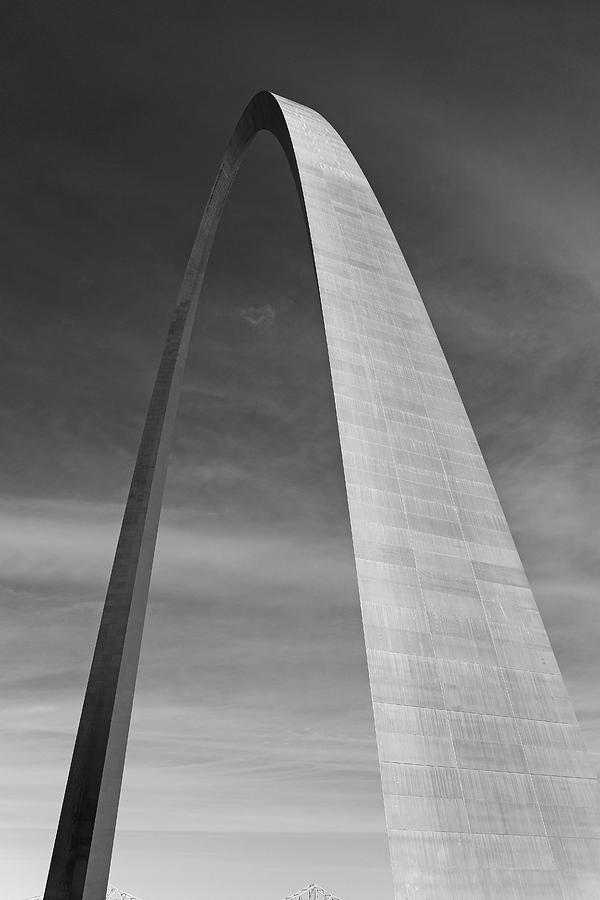 St Louis Gateway Arch Study 2 Photograph by Robert Meyers-Lussier