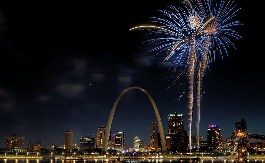 St. Louis Independence Day Photograph by Susan Rissi Tregoning