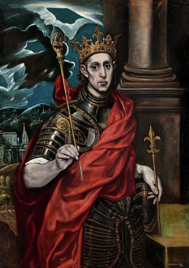 St Louis King of France Painting by El Greco - Fine Art America