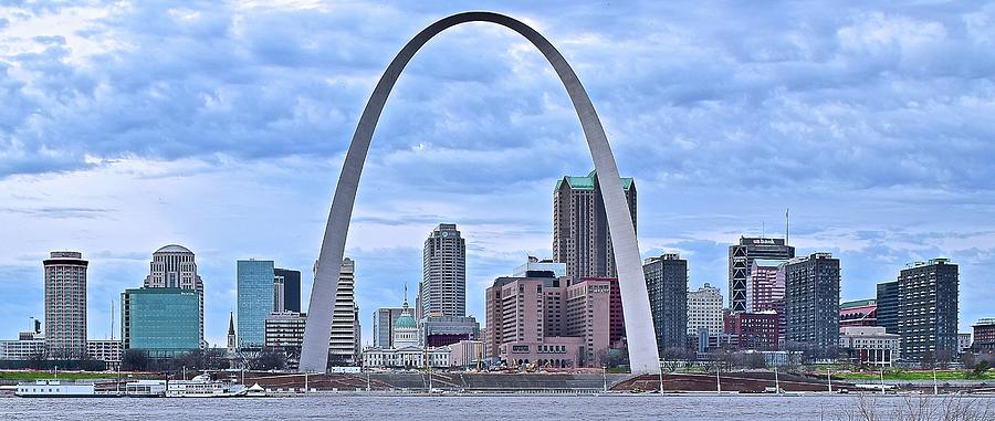 St Louis Panoramic View Photograph by Frozen in Time Fine Art Photography
