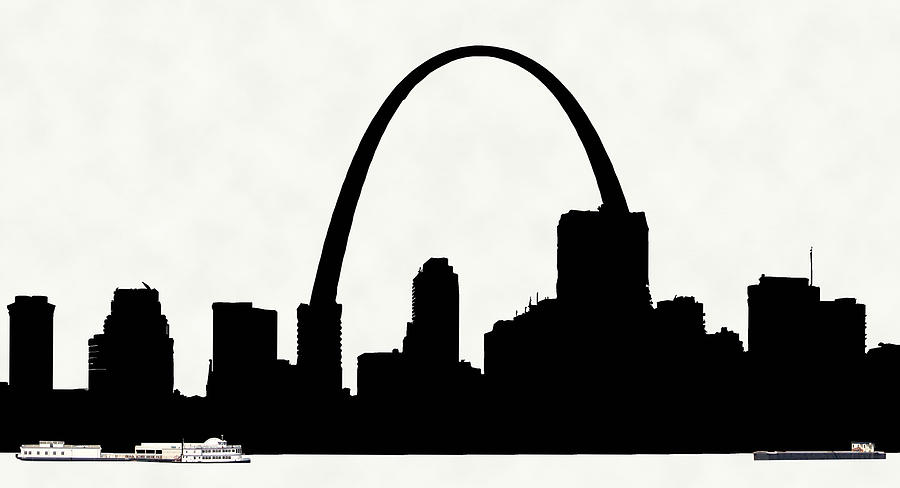 St Louis SVG STL SVG St. Louis Arch St Louis Skyline -  Ireland