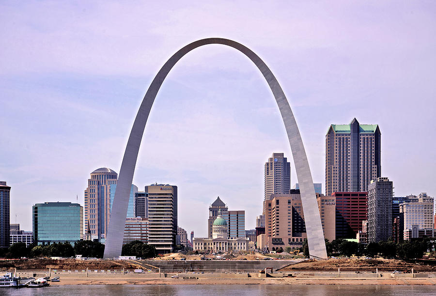 St. Louis Photograph - St. Louis Skyline by Kevin  Ellis