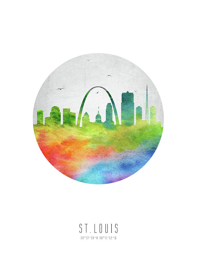 St. Louis Skyline Usmosl20 Digital Art