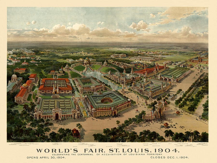 St. Louis Worlds Fair 1904 Photograph by Andrew Fare
