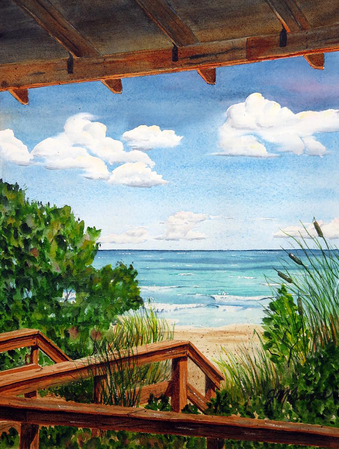 St. Lucies Beach Painting by Joseph Burger