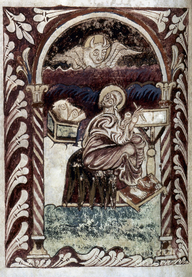 St. Luke Painting by Granger