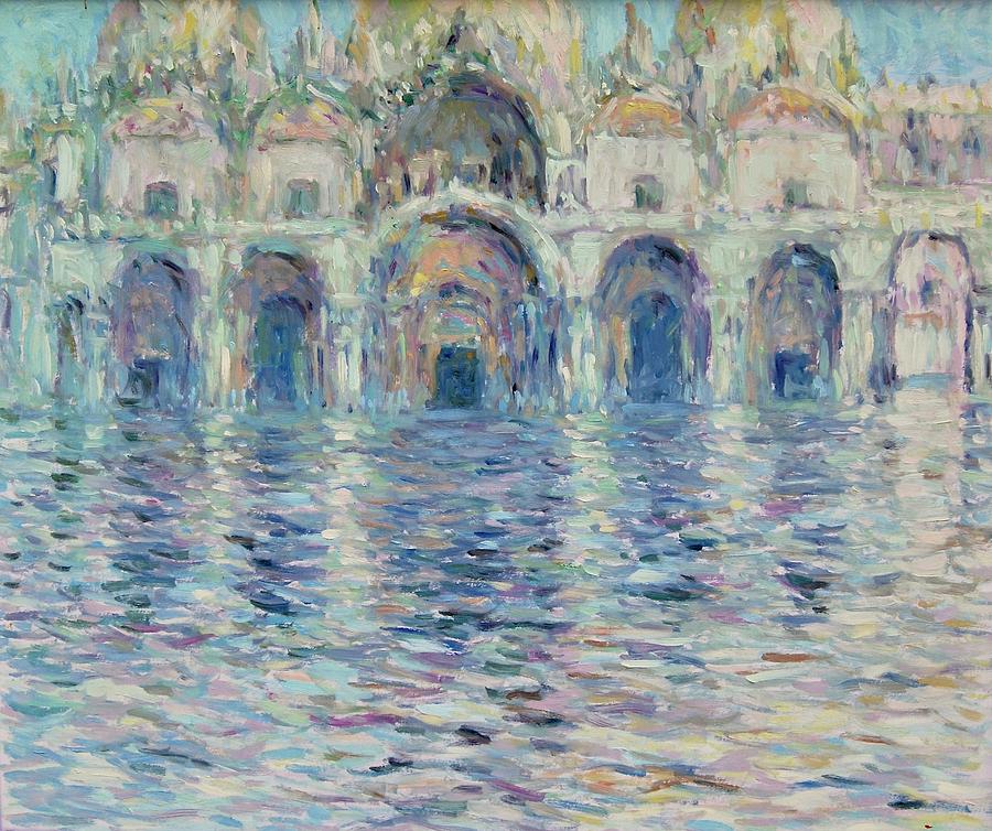 st-Marco square- Venice Painting by Pierre Dijk