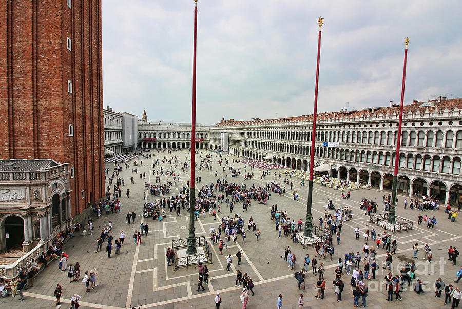 St Marks Square 9880 Photograph by Jack Schultz