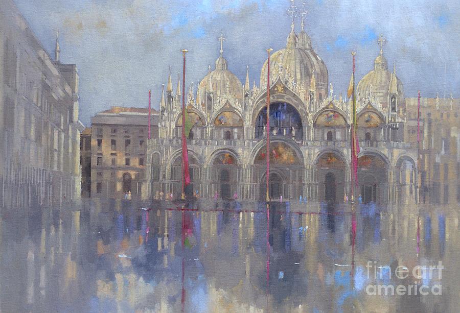 St Marks Venice Painting by Peter Miller