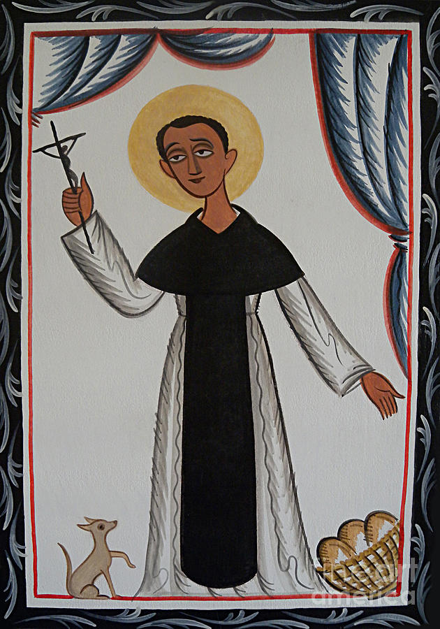 St. Martin de Porres - AOPOR Painting by Br Arturo Olivas OFS