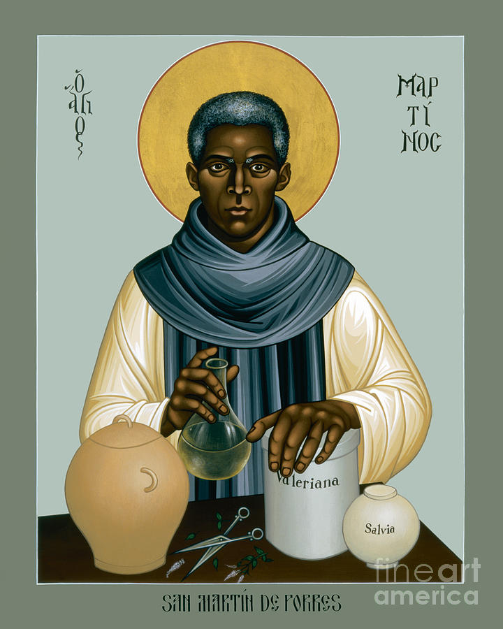 St. Martin de Porres - RLMPC Painting by Br Robert Lentz OFM