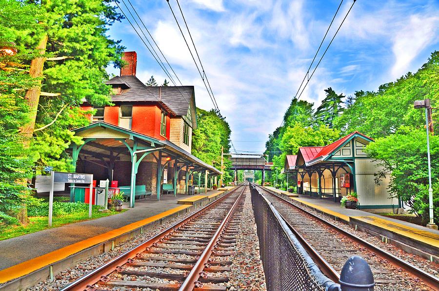 St. Martins Train Station Photograph by Bill Cannon
