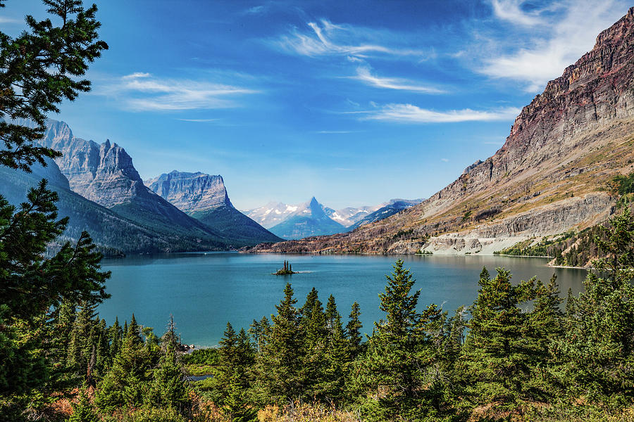 St. Mary Lake, Glacier N.P. Photograph by Lon Dittrick - Fine Art America