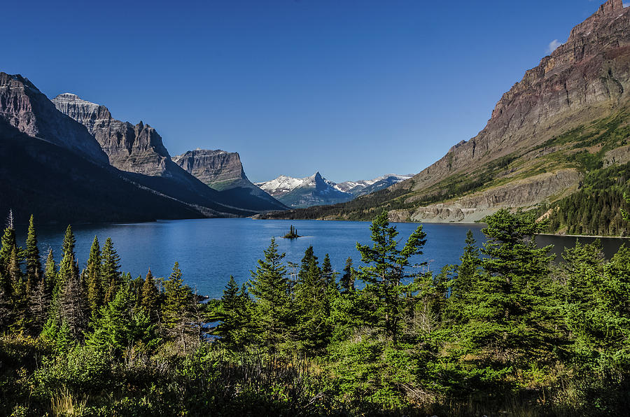 St. Mary Lake Photograph by Yeates Photography