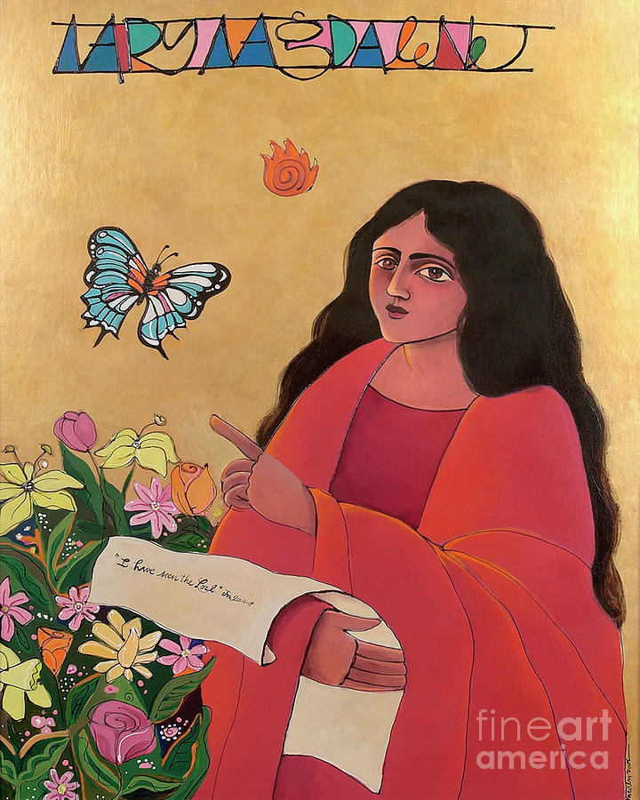 St. Mary Magdalene - MMMGL Painting by Br Mickey McGrath OSFS