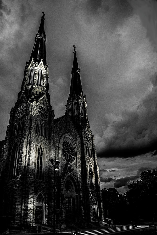 St. Marys Gothic Night Photograph