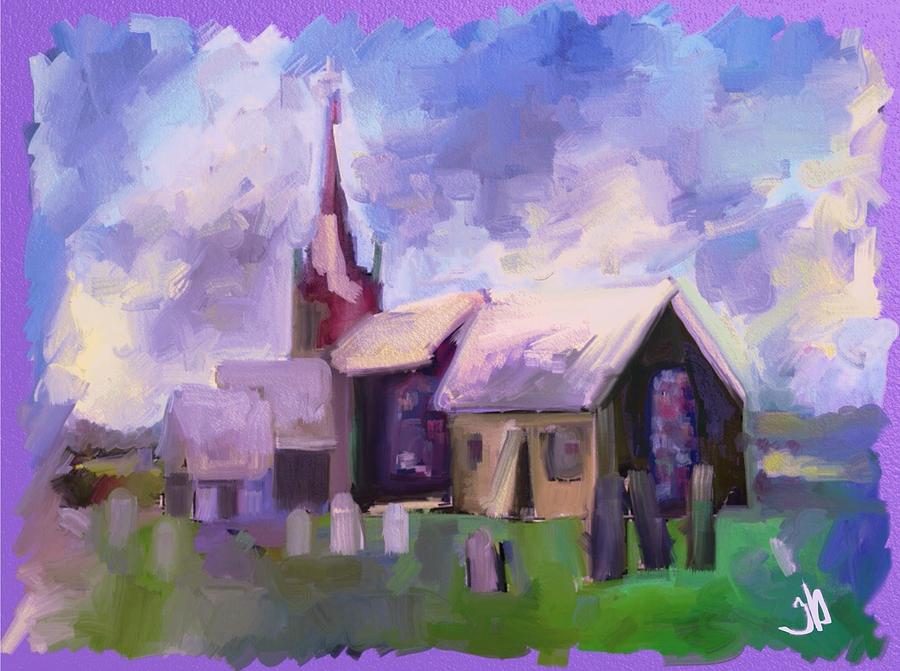 St. Mary's in the Evening Digital Art by Jennifer Buerkle - Fine Art ...