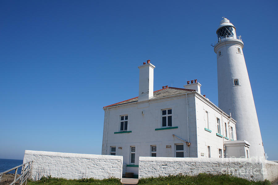 St. Marys Island and the Lighthouse. Photograph by Elena Perelman