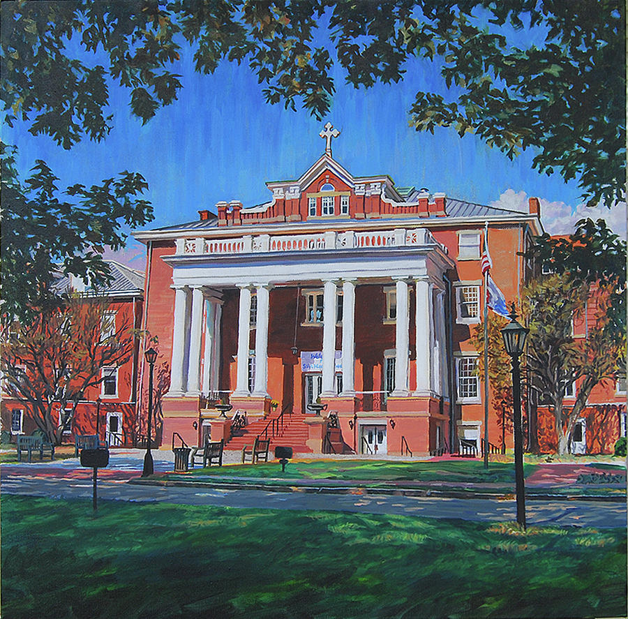Raleigh Painting - St Marys School by Tommy Midyette