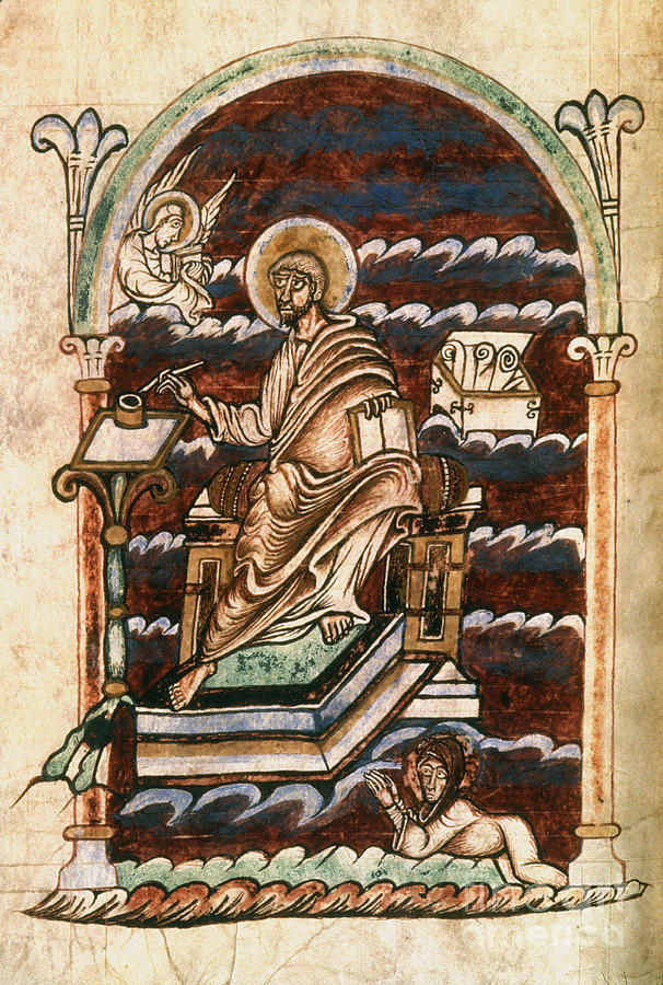 ST. MATTHEW, 10th CENTURY Painting by Granger