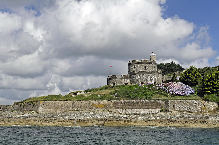 St Mawes Castle from the Ferry Photograph by Rod Johnson