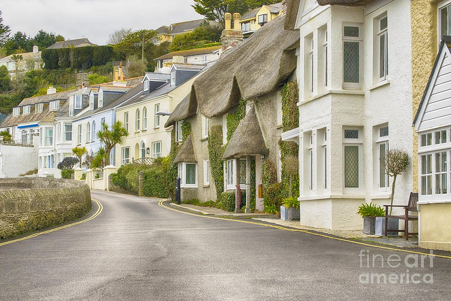 Cottage Photograph - St Mawes Cornwall by Linsey Williams