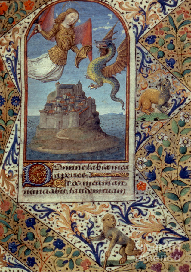 Castle Painting - St. Michael by Granger