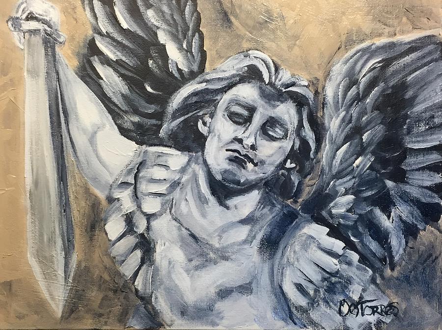 St. Michael Painting by Melissa Torres