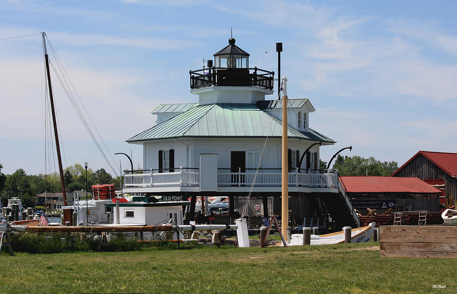 St. Michaels - Hooper Strait Lighthouse Photograph by Ronald Reid