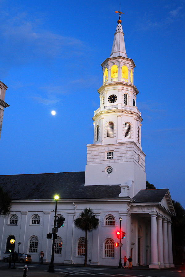 St Michaels by Moonlight Photograph by James Kirkikis
