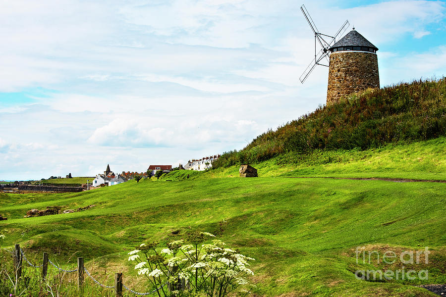 St Monans Windmill Photograph by Mary Jane Armstrong