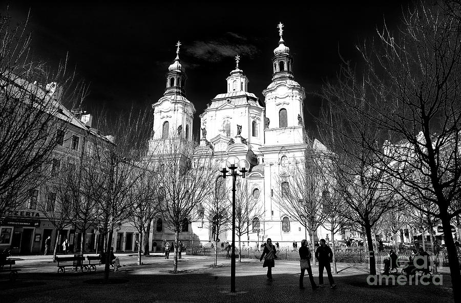St. Nicholas Church Photograph - St. Nicholas Church Shadows by John Rizzuto St. Nicholas Church Photograph - St. Nicholas Church Shadows by John Rizzuto