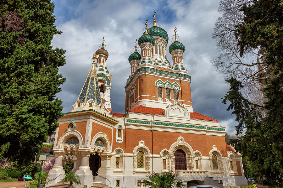 St Nicholas Orthodox Cathedral in Nice Photograph by Artur Bogacki