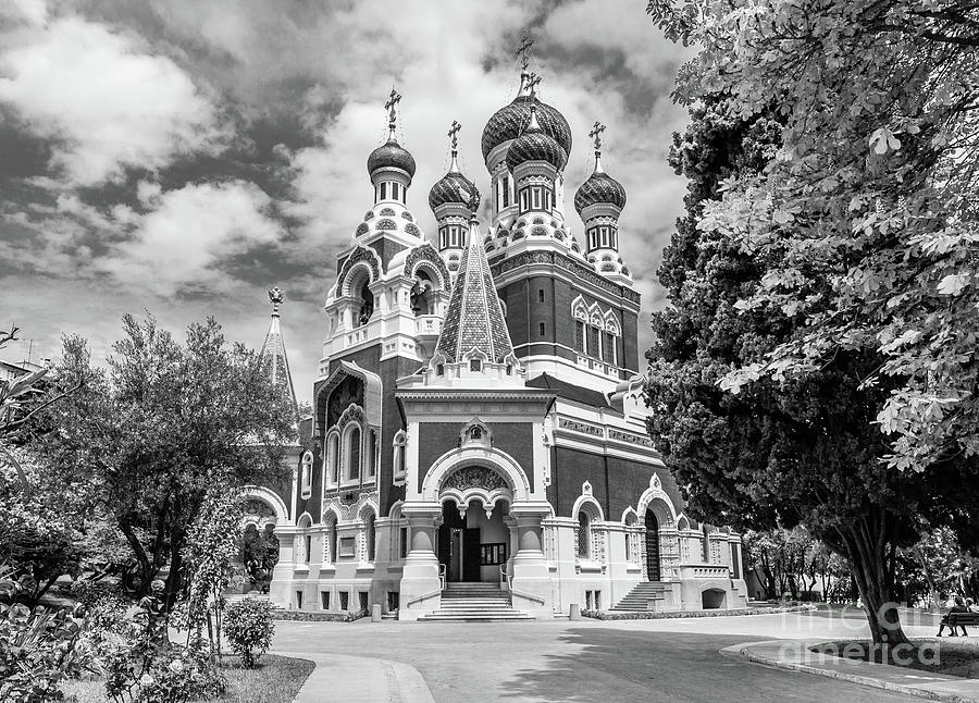 St. Nicholas Russian Orthodox Cathedral in Nice, France Photograph by Liesl Walsh