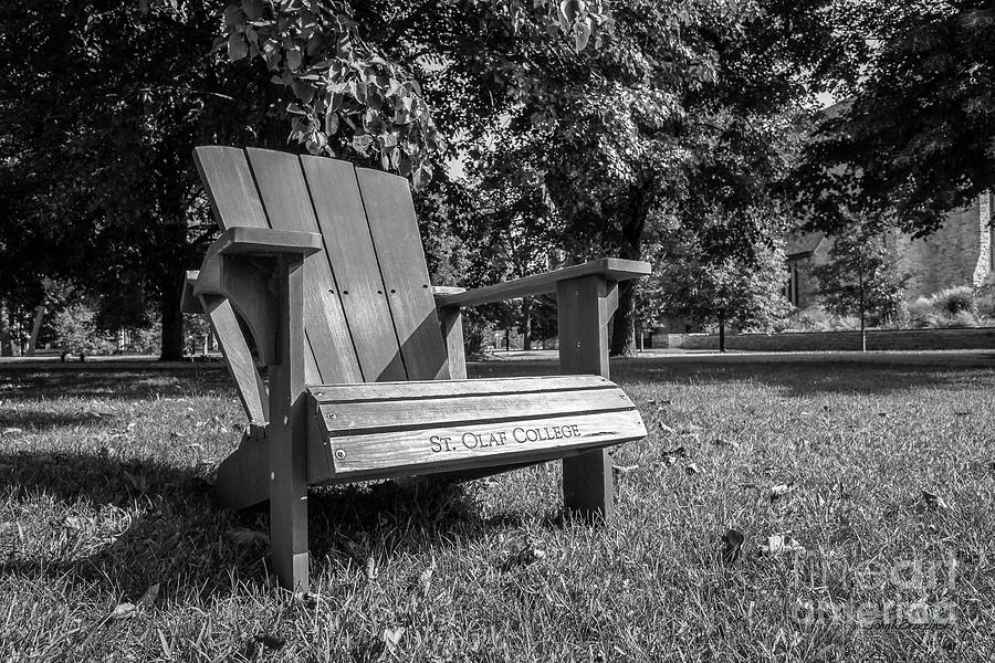 St. Olaf College Adirondack Chair Photograph by University Icons