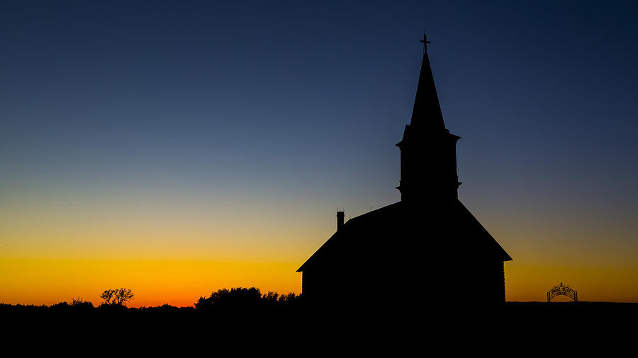 St Olaf Silhouette  Photograph by Stephen Stookey