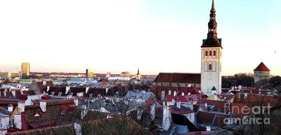 St Olafs Church - Tallinn  Photograph by Doc Braham
