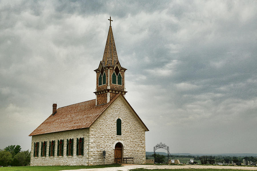 St Olafs Kirke Photograph by Stephen Stookey
