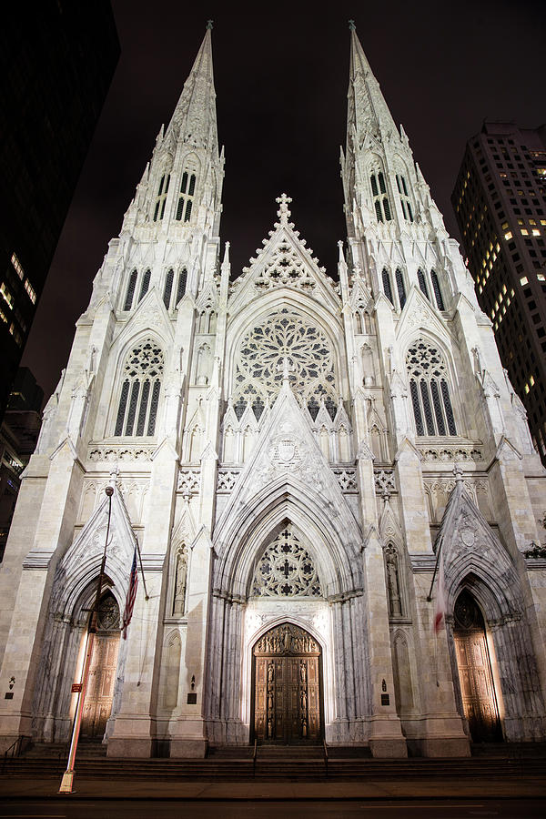 St Patrick Cathedral NYC Morning  Photograph by John McGraw
