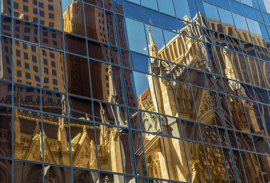 St. Patrick Cathedral Reflections 2 Photograph by Jonathan Nguyen