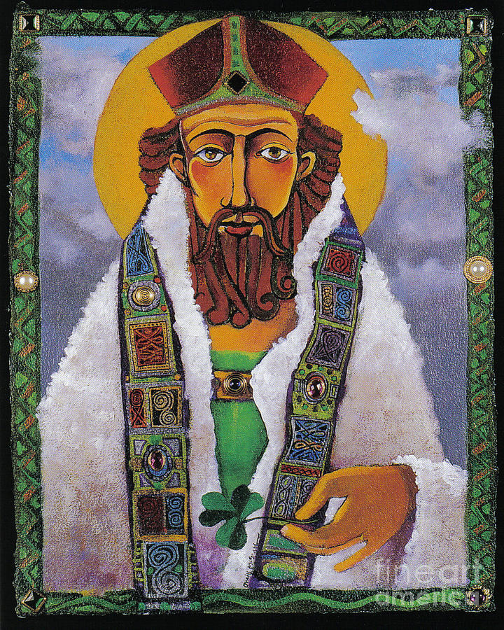 St. Patrick - MMPAT Painting by Br Mickey McGrath OSFS