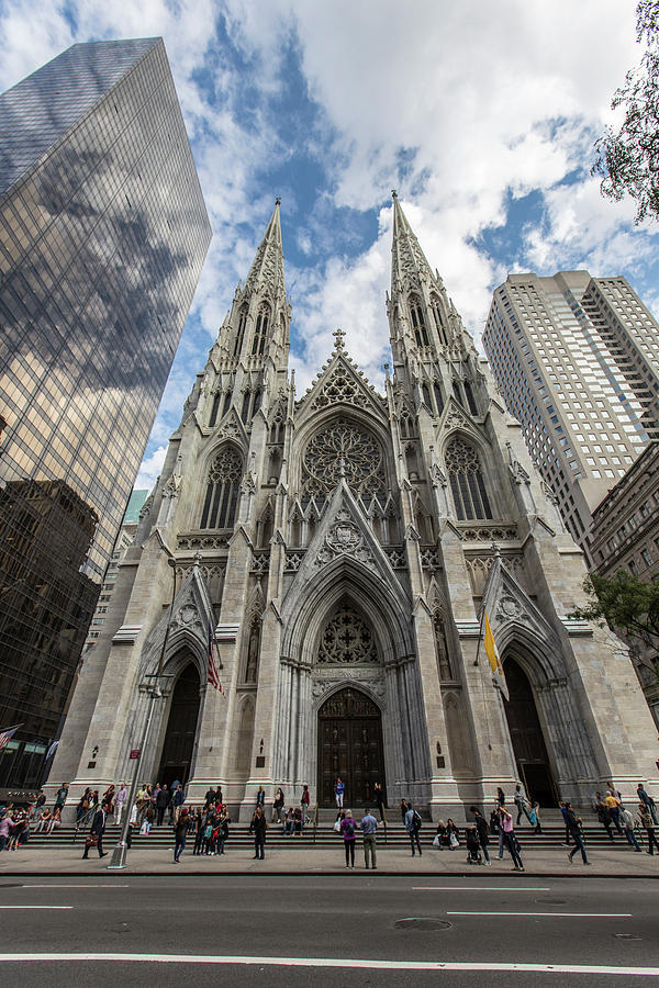 St Patricks Cathedral Day Photograph by John McGraw