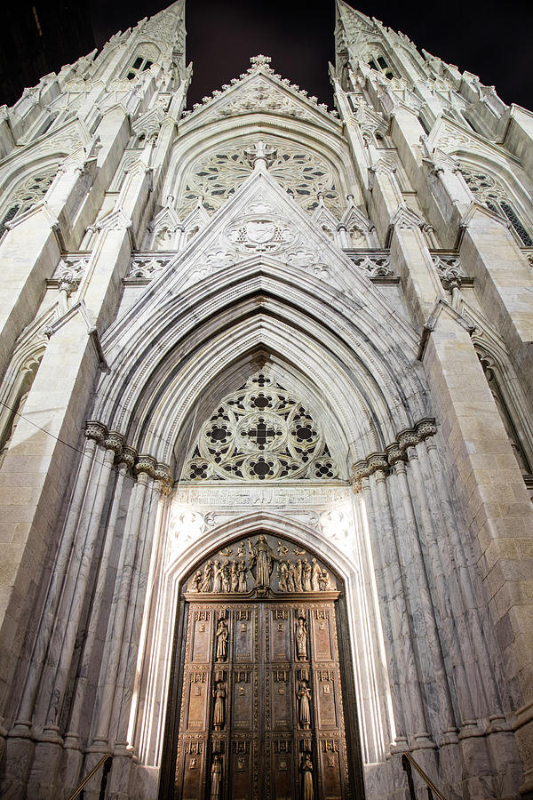 St Patricks Cathedral Door  Photograph by John McGraw