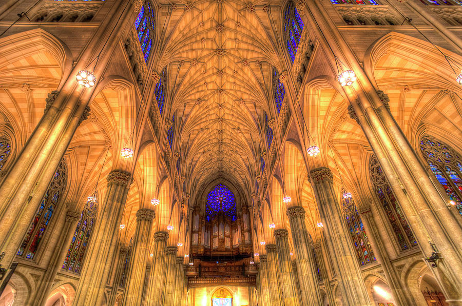 St Patricks Cathedral New York Photograph by David Pyatt