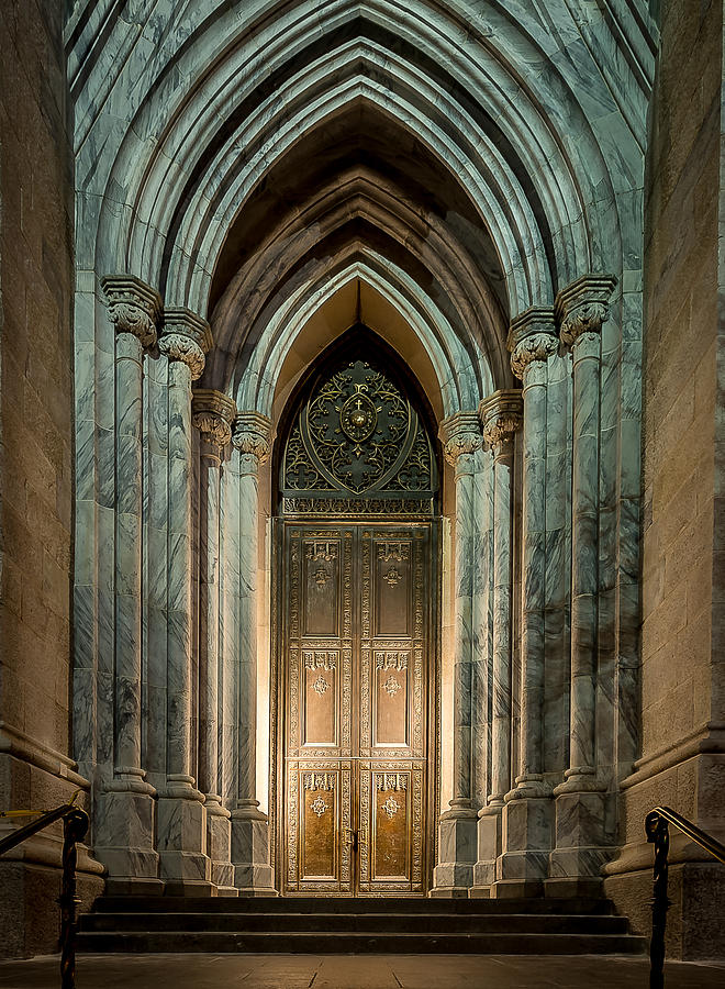 St. Pats Portal Photograph by David Downs