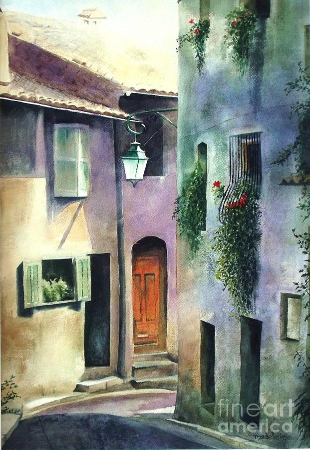 Provence Painting - St. Paul de Vence by Madeleine Holzberg